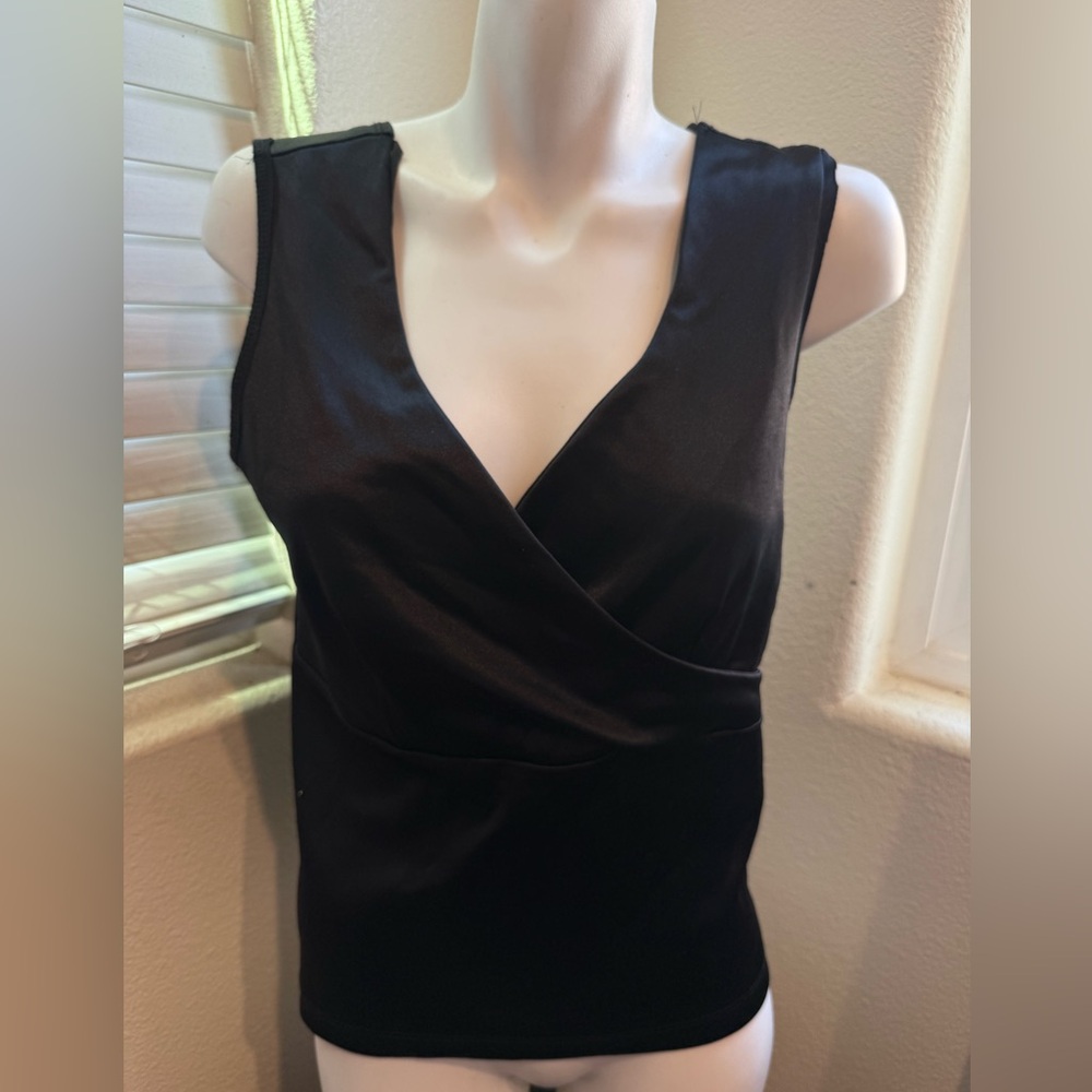 Vintage 90s Y2K Satin Sleevless Top